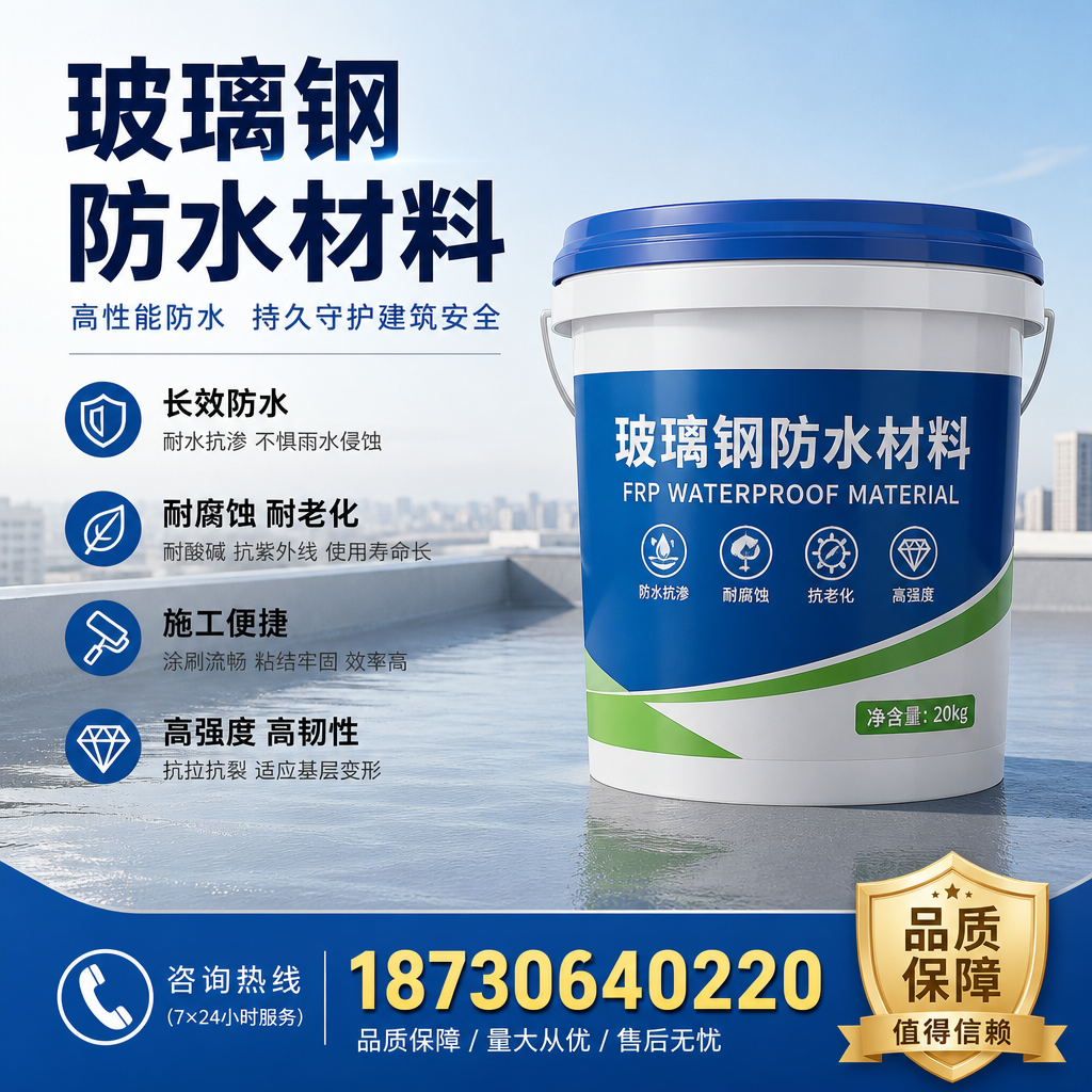 专家解析:玻璃钢防水材料的市场前景分析在 江门